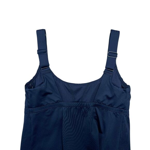 Nike Tanktini Women's Size Small Blue Athletic Beach Stretch Swim Swimsuit Top! - Picture 7 of 12